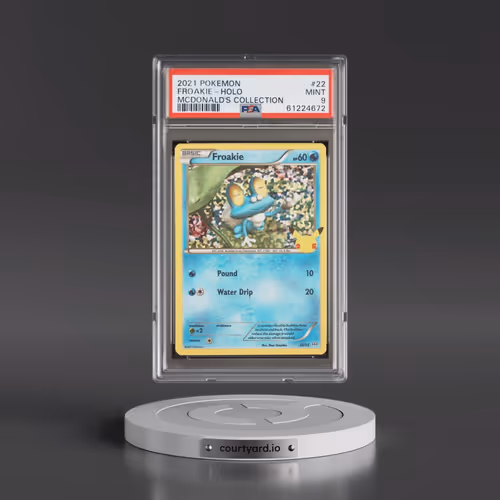 2021 Pokémon Mcdonald's Collection #22 Froakie - Holo (PSA 9 MINT)