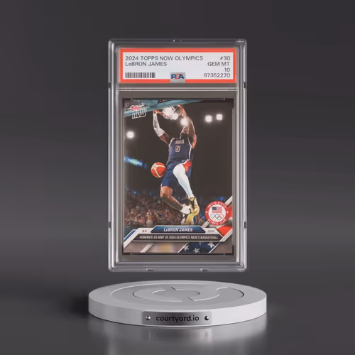 2024 Topps Now Olympic Games #30 LeBron James (PSA 10 GEM MINT)