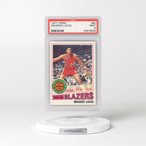 1977 Topps #80 Maurice Lucas (PSA 9 MINT)