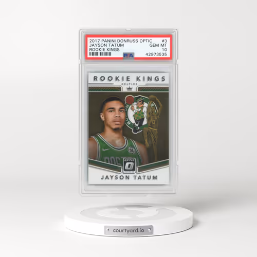 2017 Panini Donruss Optic Rookie Kings #3 Jayson Tatum (PSA 10 GEM MINT)