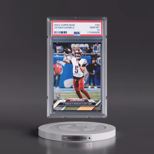 2024 Topps Now #23 Jayden Daniels (PSA 10 GEM MINT)