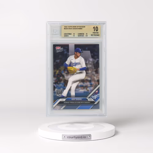 2024 Topps Now Offseason #OS13 Roki Sasaki (BGS 10 PRISTINE)