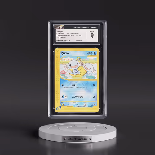 2002 The Town on No Map #027/092 Wooper - 1st Edition (CGC 9 MINT)