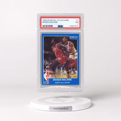1983 Star All-Star Game #7 Moses Malone (PSA 7 NM)