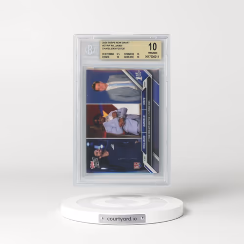 2024 Topps Now #DTRIP Caleb Williams/Drake Maye/Jayden Daniels (BGS 10 PRISTINE)