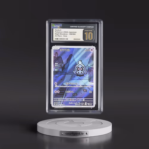 2024 Pokémon Sv6a-Night Wanderer #068 Duskull - Art Rare (CGC 10 PRISTINE)