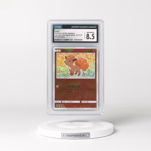 2019 Tag Team GX: Tag All Stars #017/173 Vulpix - Reverse Holo (CGC 8.5 NM-MT+)