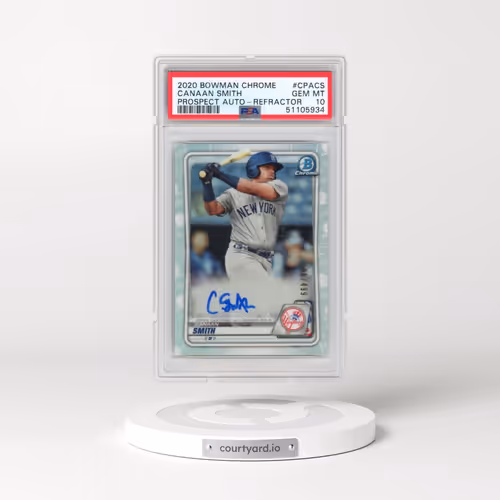 2020 Bowman Chrome Prospect Autographs #CPACS Canaan Smith - Refractor (PSA 10 GEM MINT)