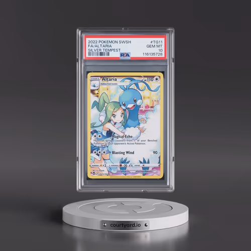 2022 Pokémon Sword & Shield Silver Tempest #TG11 Altaria - Full Art (PSA 10 GEM MINT)