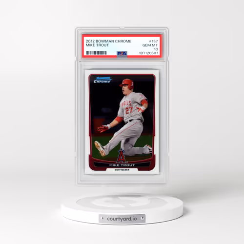 2012 Bowman Chrome #157 Mike Trout (PSA 10 GEM MINT)