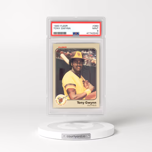 1983 Fleer #360 Tony Gwynn (PSA 9 MINT)