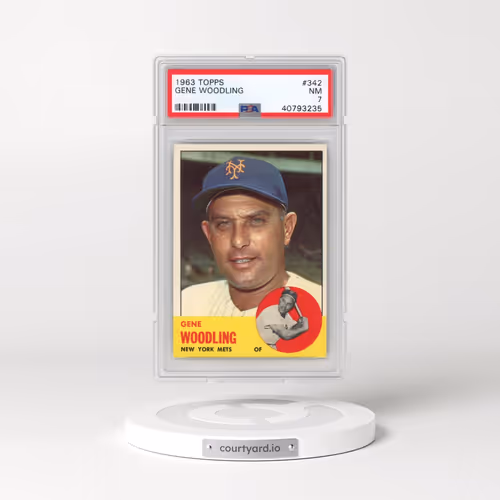 1963 Topps #342 Gene Woodling (PSA 7 NM)