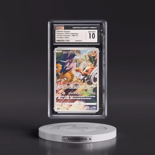 2022 VSTAR Universe #188/172 Galarian Zapdos - Art Rare Holo (CGC 10 GEM MINT)