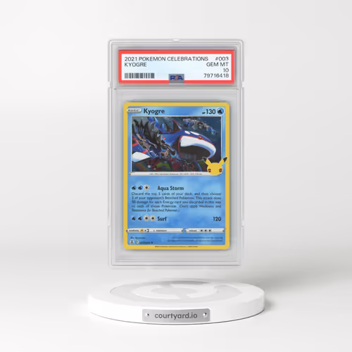2021 Pokémon Celebrations #003 Kyogre (PSA 10 GEM MINT)