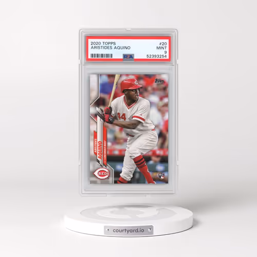 2020 Topps #20 Aristides Aquino (PSA 9 MINT)