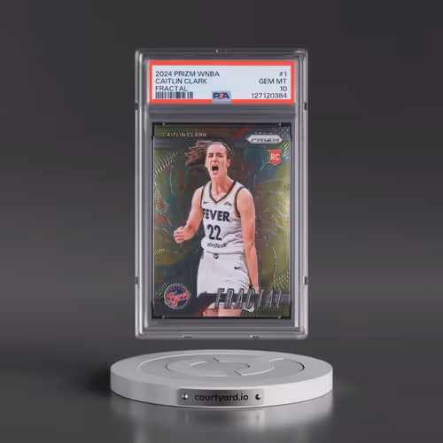 2024 Panini Prizm WNBA Fractal #1 Caitlin Clark (PSA 10 GEM MINT)