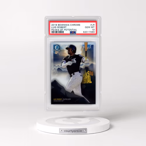 2018 Bowman Chrome Peaks of Potential #LR Luis Robert (PSA 10 GEM MINT)