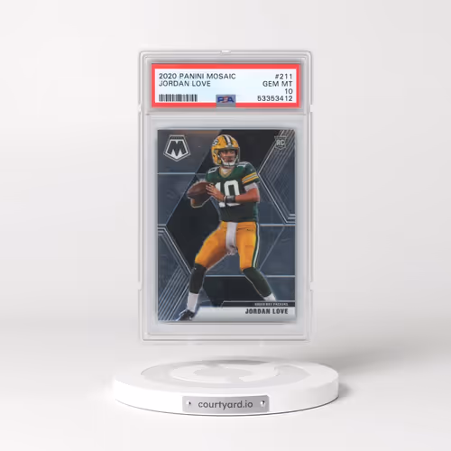 2020 Panini Mosaic #211 Jordan Love (PSA 10 GEM MINT)