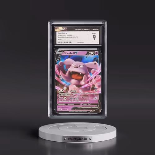 2022 Brilliant Stars #057/172 Granbull V - Holo (CGC 9 MINT)