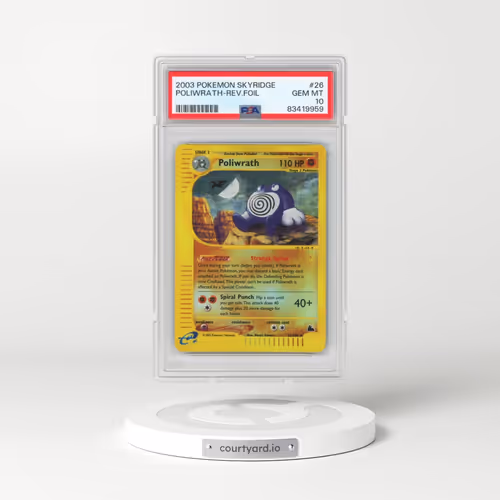 2003 Pokémon Skyridge #26 Poliwrath - Reverse Foil (PSA 10 GEM MINT)