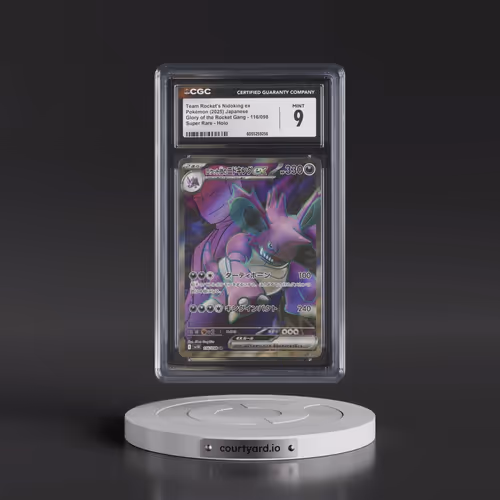 2025 Glory of the Rocket Gang - sv10 #116/098 Team Rocket's Nidoking ex - Super Rare Holo (CGC 9 MIN
