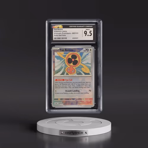 2024 Prismatic Evolutions - PRE EN #085/131 Fan Rotom - Poké Ball Holo (CGC 9.5 MINT+)