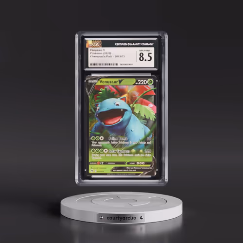 2020 Champion's Path #001/073 Venusaur V - Holo (CGC 8.5 NM-MT+)
