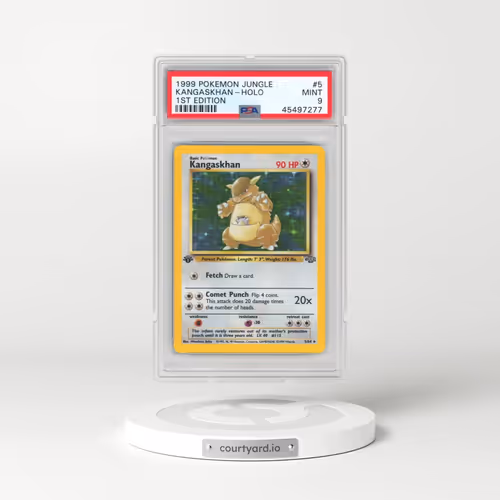 1999 Pokémon Jungle #5 Kangaskhan - 1st Edition Holo (PSA 9 MINT)
