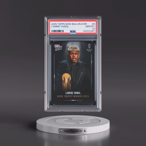 2025 Topps Now Ballon D'or #6 Lamine Yamal (PSA 10 GEM MINT)