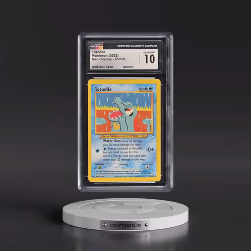 2002 Neo Destiny #85/105 Totodile (CGC 10 GEM MINT)