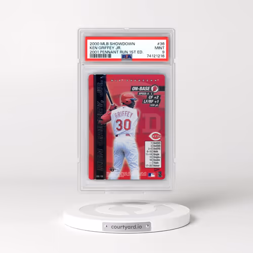 2000 MLB Showdown 2001 Pennant Run 1st Edition #36 Ken Griffey Jr (PSA 9 MINT)