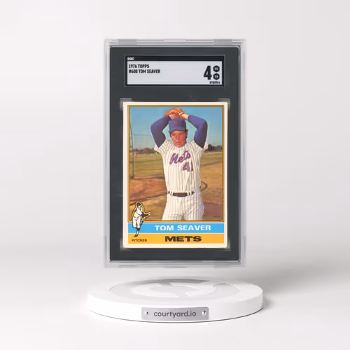 1976 Topps #600 Tom Seaver (SGC 4 VG-EX)