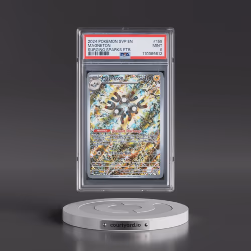 2024 Pokémon Svp EN-SV Black Star Promo #159 Magneton - Surging Sparks Elite Trainer Box (PSA 9 MINT