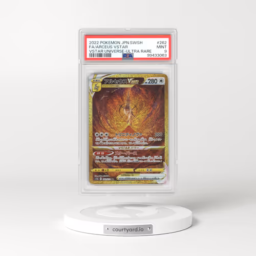2022 Pokémon Sword & Shield Vstar Universe #262 Arceus Vstar - Full Art Ultra Rare (PSA 9 MINT)