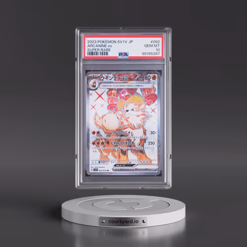2023 Pokémon Sv1v-Violet EX #092 Arcanine EX - Holo Super Rare (PSA 10 GEM MINT)