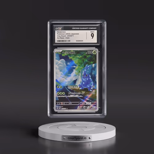 2023 Pokémon Sv2d-Clay Burst #072 Heracross - Art Rare (CGC 9 MINT)