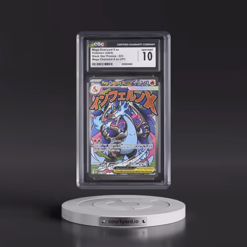 2025 Black Star Promos - Mega Evolution MEP EN #023 Mega Charizard X ex - Mega Charizard X ex Ultra