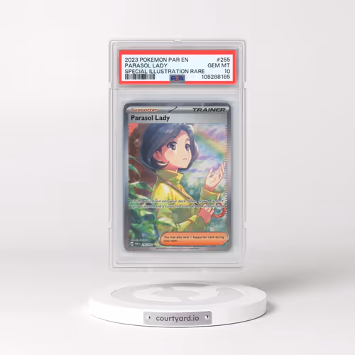 2023 Pokémon Par EN-Paradox Rift #255 Parasol Lady - Special Illustration Rare (PSA 10 GEM MINT)