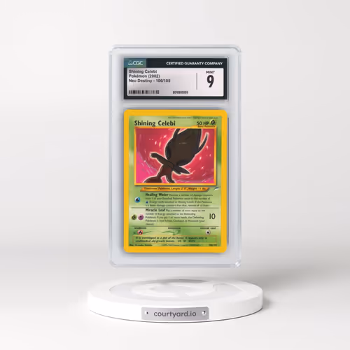 2002 Neo Destiny #106/105 Shining Celebi - Holo (CGC 9 MINT)