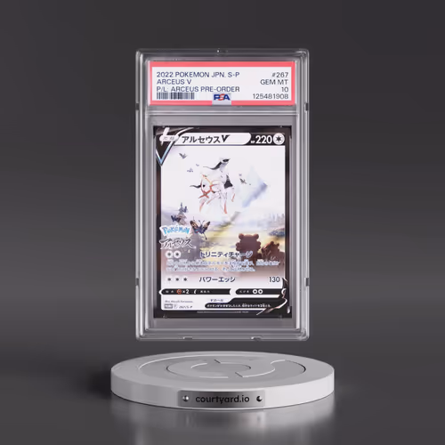 2022 Pokémon S Promo #267 Arceus V - Holo Pokemon Legends: Arceus Pre-Order (PSA 10 GEM MINT)