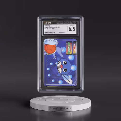 1997 (Two Pokémon) Vs. Series #060 Poliwag (CGC 6.5 EX-NM+)