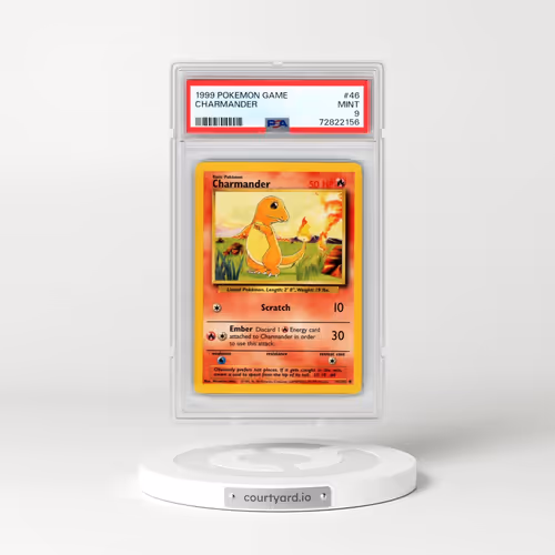 1999 Pokémon Game #46 Charmander (PSA 9 MINT)
