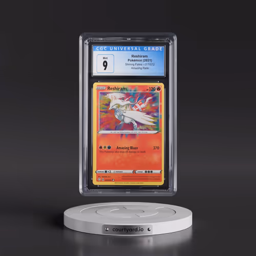 2021 Shining Fates #017/072 Reshiram - Amazing Rare Holo (CGC 9 MINT)
