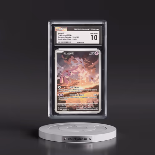 2024 Pokémon Ssp EN-Surging Sparks #204 Mesprit - Illustration Rare (CGC 10 GEM MINT)