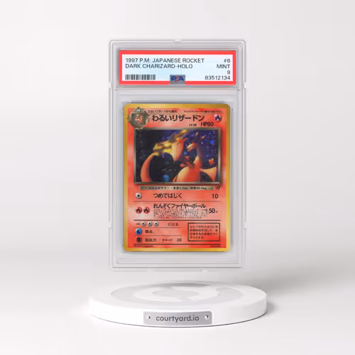 1997 Pokémon Rocket #6 Dark Charizard - Holo (PSA 9 MINT)