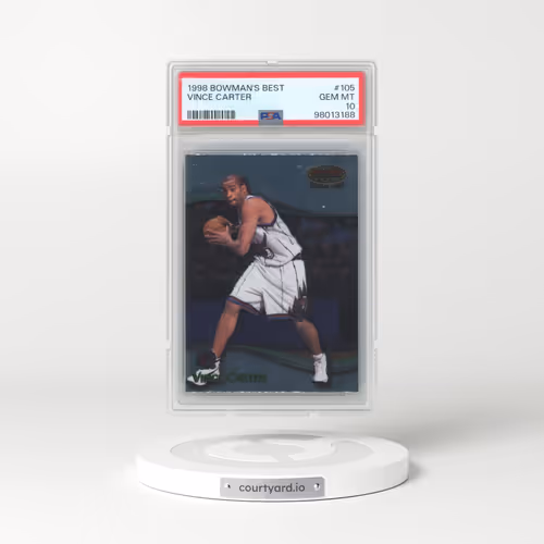 1998 Bowman's Best #105 Vince Carter (PSA 10 GEM MINT)