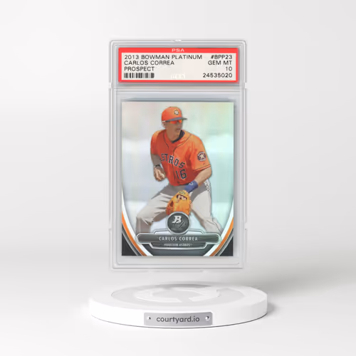 2013 Bowman Platinum Prospect #BPP23 Carlos Correa (PSA 10 GEM MINT)