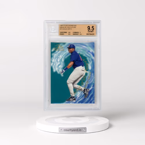 1997 Flair Showcase Wave of the Future #11 David Arias - Ortiz (BGS 9.5 GEM MINT)
