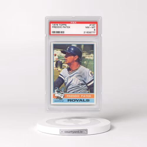 1976 Topps #167 Freddie Patek (PSA 8 NM-MT)