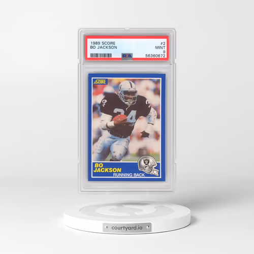 1989 Score #2 Bo Jackson (PSA 9 MINT)